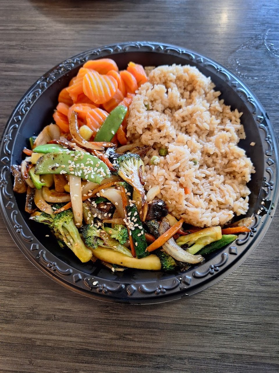 Fried Rice and Vegetables